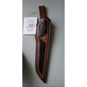 КРАСУНЧИК ніж ручної роботи майстра Сергія Дрозда, сталь - ламінат Ді69 в обкладках 95Х18, 65-66 HRC. Photo 3